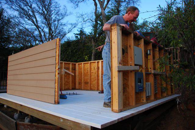 Getting walls up